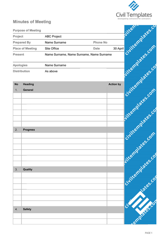 instruction document template